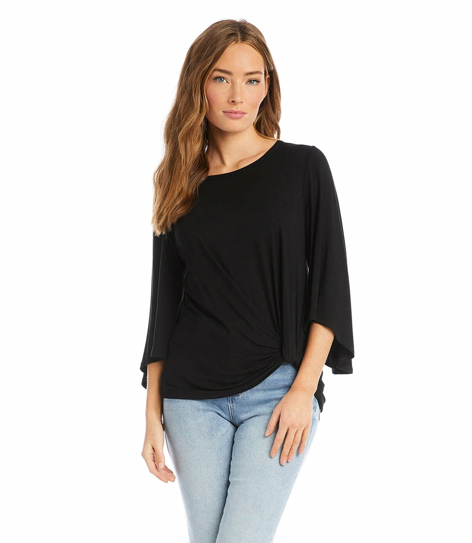 Karen Kane Tops Flare Sleeve Pick Up Top