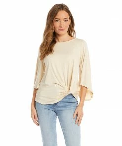 Karen Kane Tops Flare Sleeve Pick Up Top
