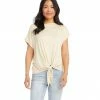 Karen Kane Boatneck Tie Front Top Tops