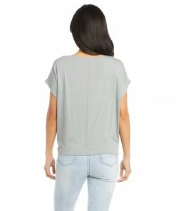 Karen Kane Boatneck Tie Front Top New Arrivals