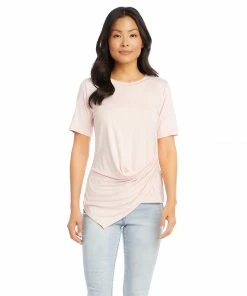 Karen Kane Side Drape Top Clothing