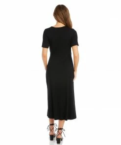 Karen Kane Clothing Faux Wrap Midi Dress
