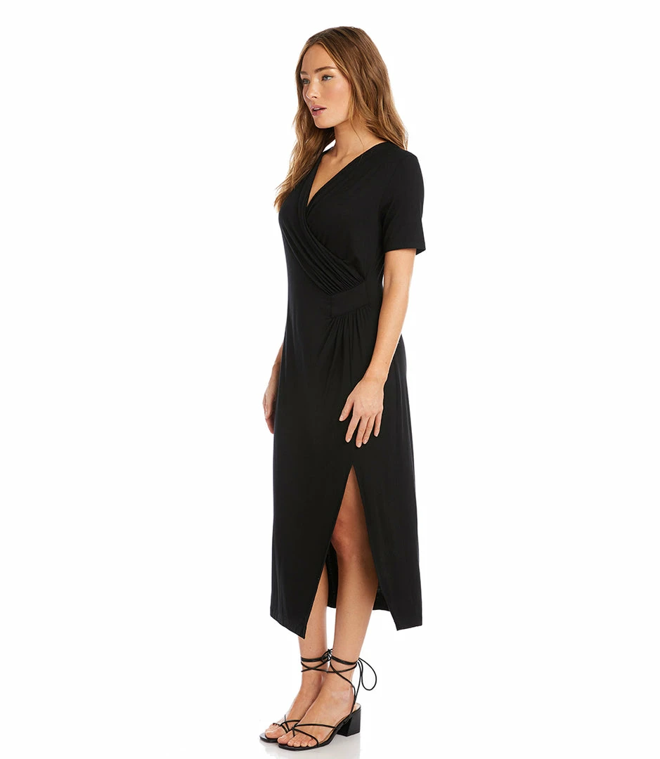Karen Kane Clothing Faux Wrap Midi Dress