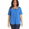 Karen Kane Plus Size Cut Out Shirttail Top