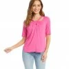 Karen Kane Cut Out Shirttail Top Clothing