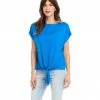 Karen Kane Boatneck Tie Front Top