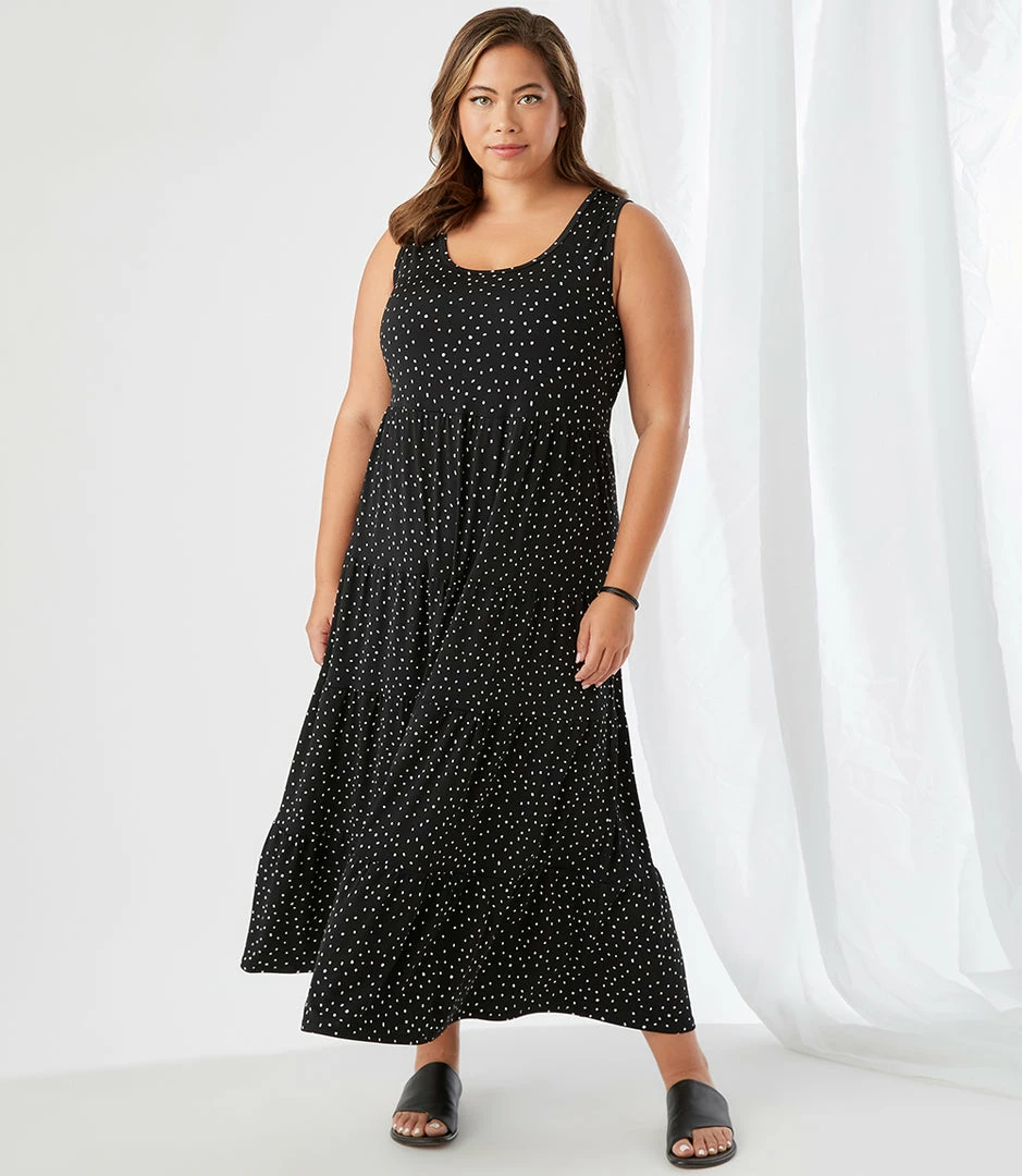 Karen Kane Plus Size Tiered Midi Dress Dresses