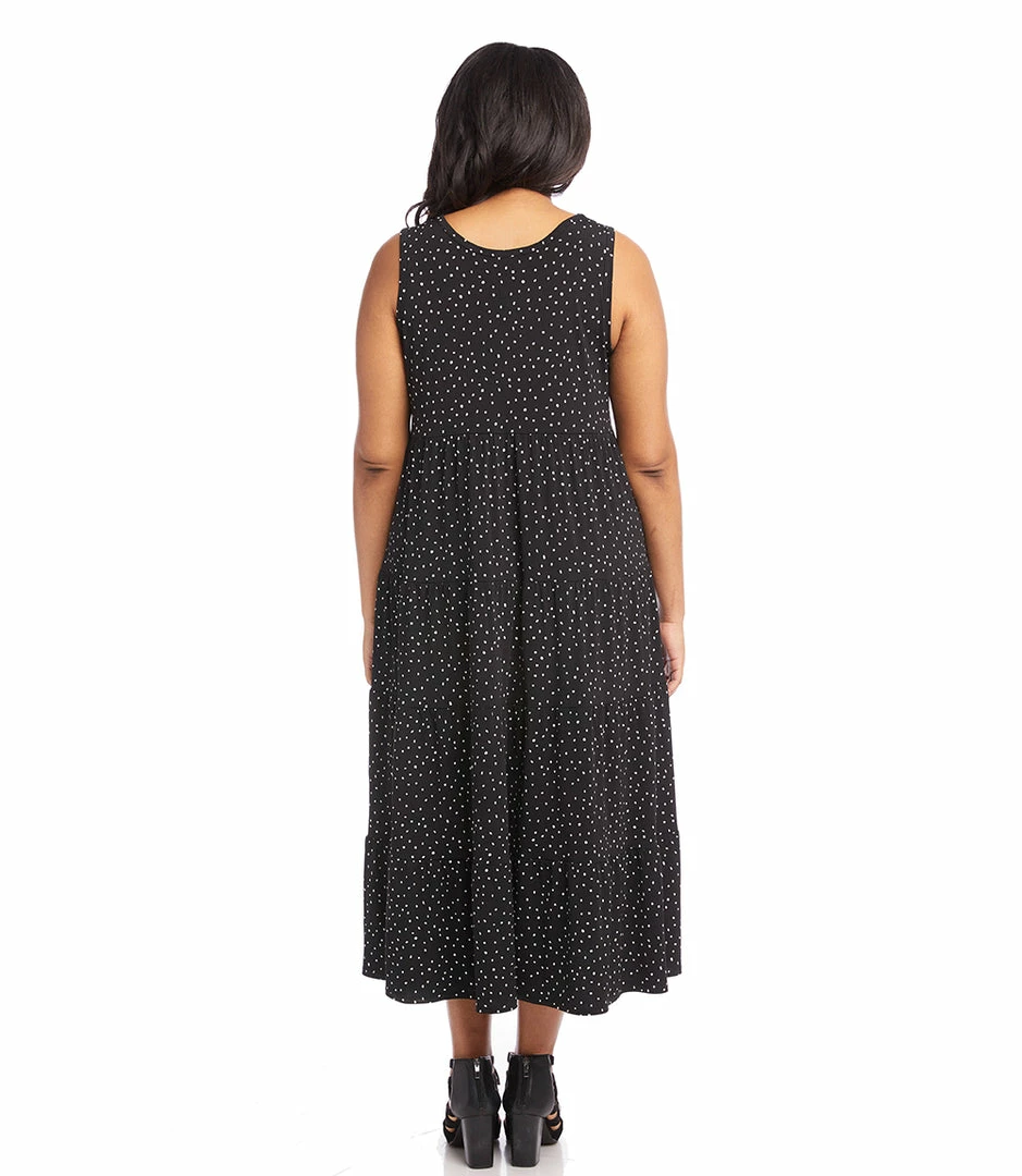 Karen Kane Plus Size Tiered Midi Dress Dresses