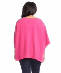 Karen Kane Plus Size Flare Hem Top