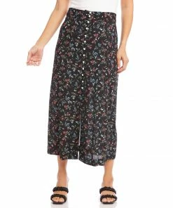Karen Kane Button Front Skirt