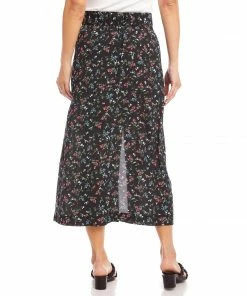 Karen Kane Button Front Skirt
