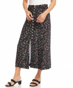 Karen Kane Button Front Skirt