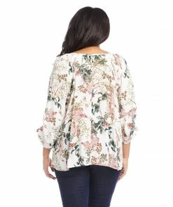 Karen Kane Plus Size Blouson Sleeve Top