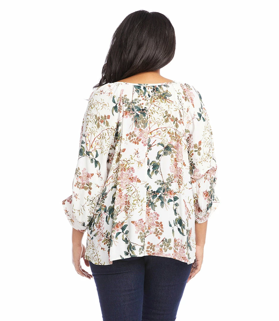 Karen Kane Plus Size Blouson Sleeve Top