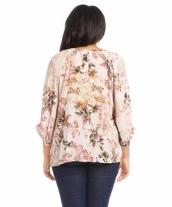 Karen Kane Plus Size Blouson Sleeve Top