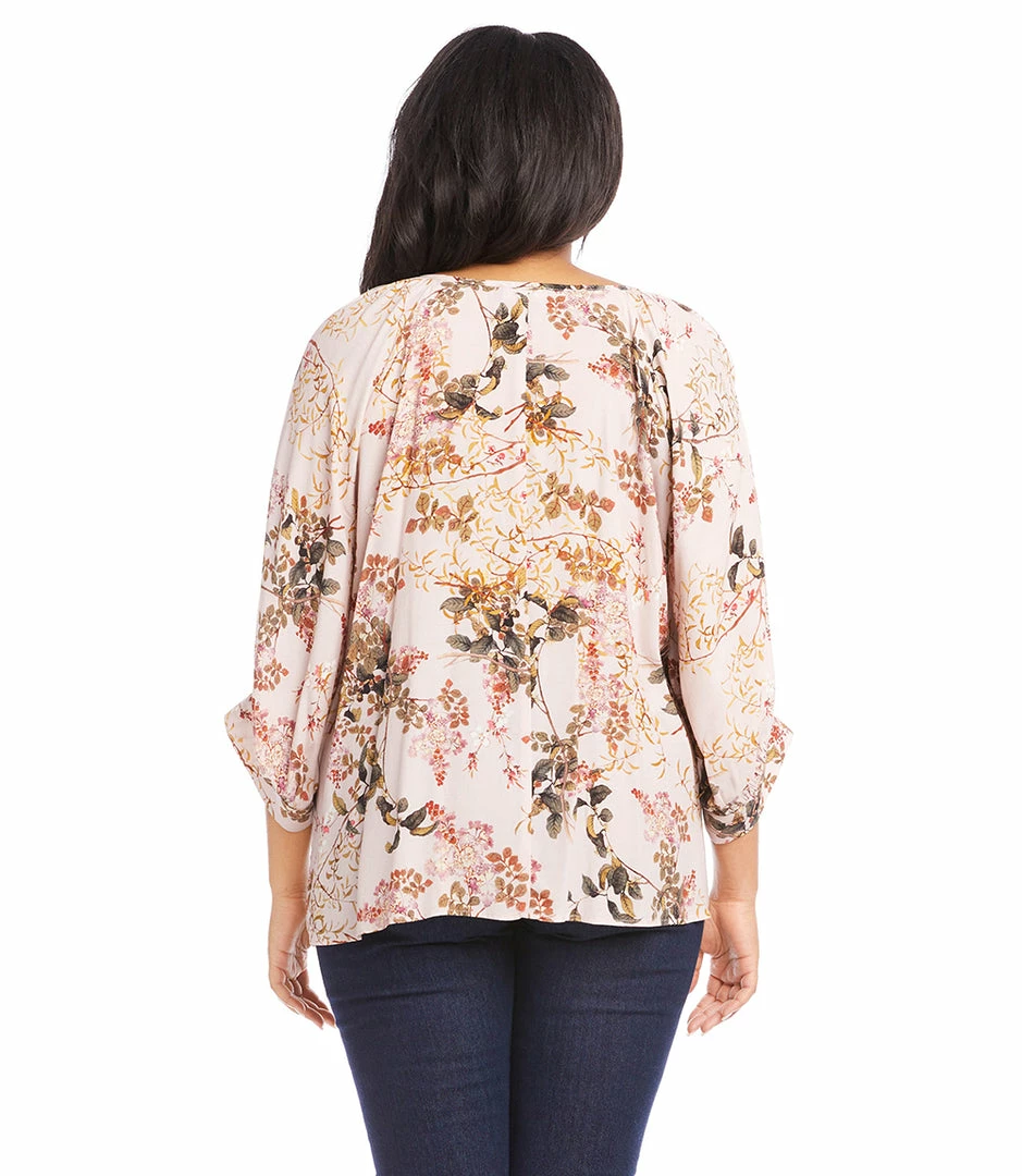 Karen Kane Plus Size Blouson Sleeve Top