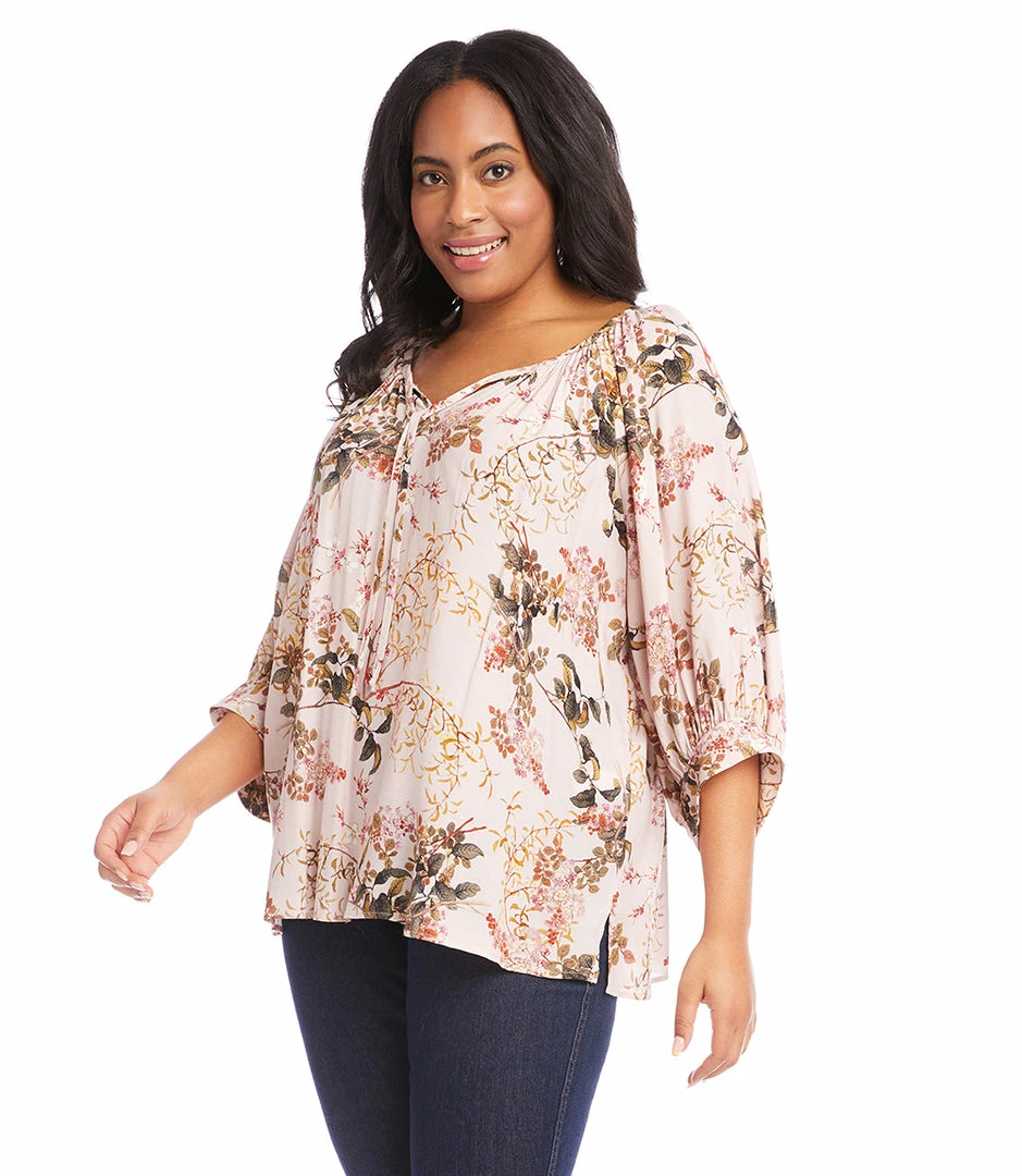 Karen Kane Plus Size Blouson Sleeve Top