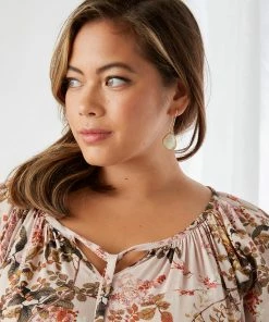 Karen Kane Plus Size Blouson Sleeve Top