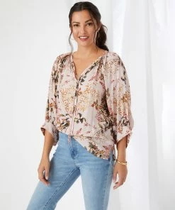 Karen Kane Blouson Sleeve Top Clothing