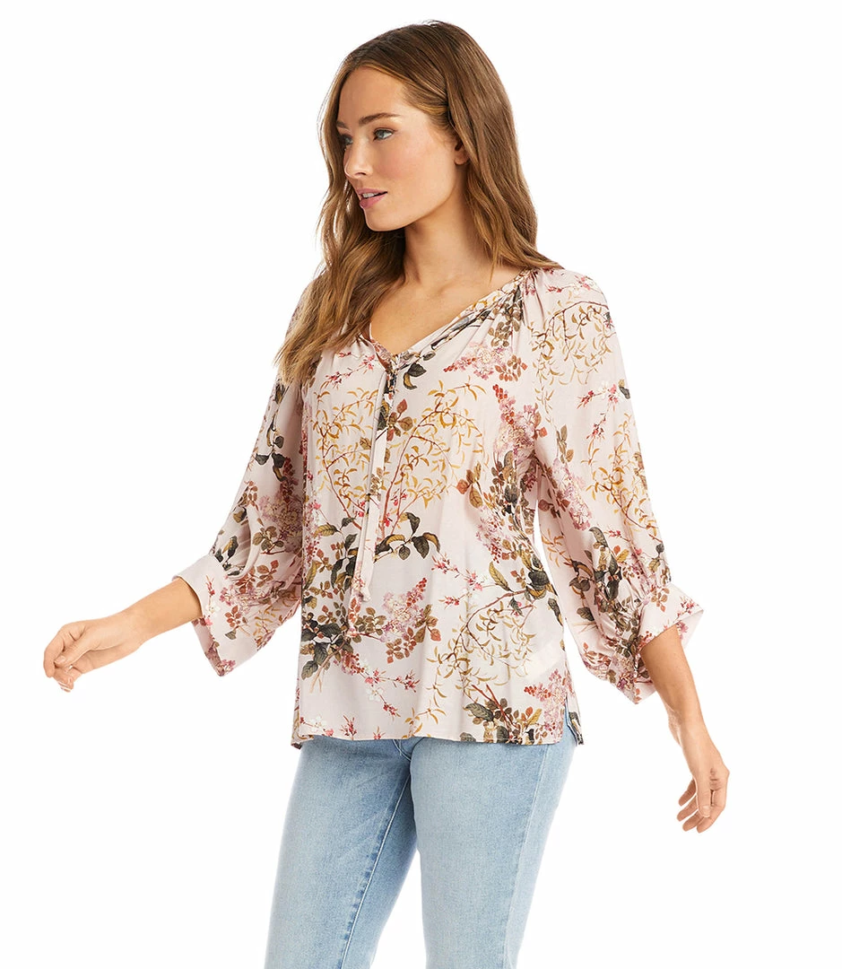 Karen Kane Blouson Sleeve Top Clothing