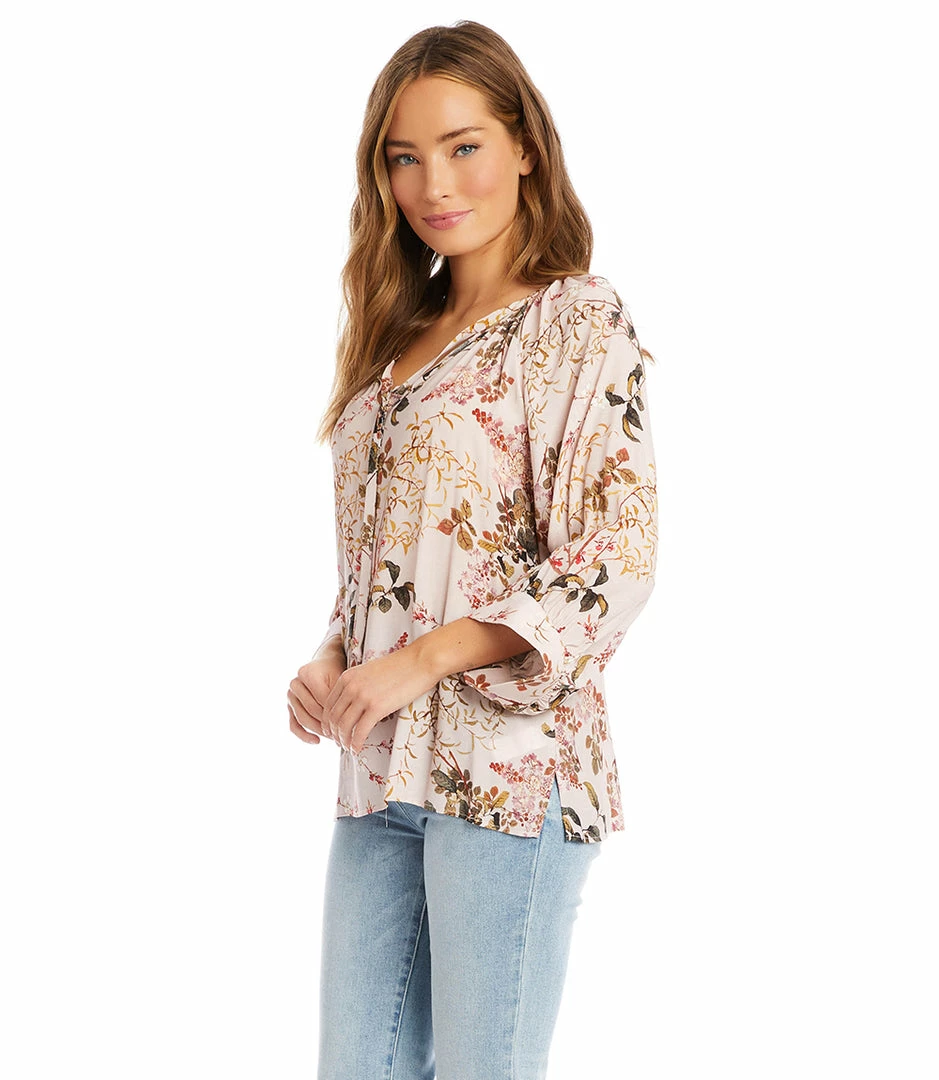 Karen Kane Blouson Sleeve Top Clothing