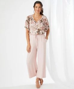 Karen Kane Short Sleeve Peasant Top