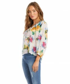 Karen Kane Peasant Top Clothing