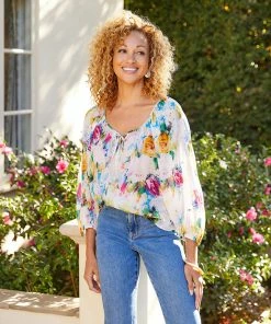 Karen Kane Peasant Top Clothing