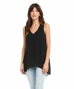 Karen Kane Best Sellers Layered V-Neck Tank