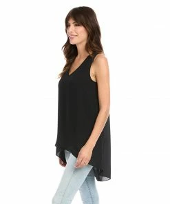 Karen Kane Best Sellers Layered V-Neck Tank