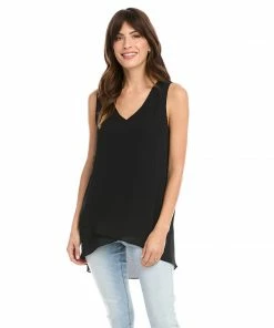 Karen Kane Best Sellers Layered V-Neck Tank