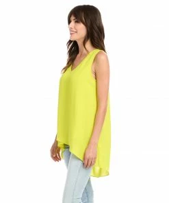 Karen Kane Layered V-Neck Tank