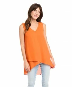 Karen Kane Layered V-Neck Tank