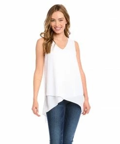 Karen Kane Layered V-Neck Tank Best Sellers