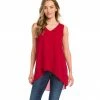Karen Kane Layered V-Neck Tank
