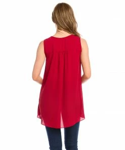 Karen Kane Layered V-Neck Tank