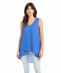 Karen Kane Clothing Layered V-Neck Tank