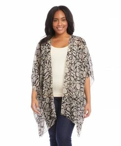 Karen Kane Plus Size Open Front Jacket