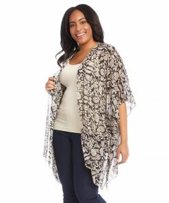 Karen Kane Plus Size Open Front Jacket