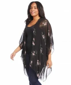 Karen Kane Plus Size Open Front Jacket