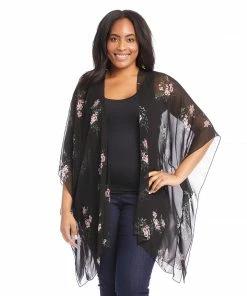 Karen Kane Plus Size Open Front Jacket