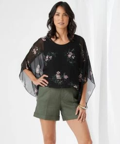 Karen Kane Blouson Scarf Top