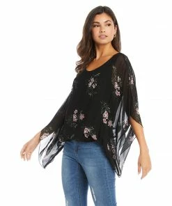 Karen Kane Blouson Scarf Top