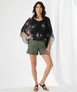 Karen Kane Blouson Scarf Top