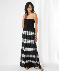 Karen Kane Smocked Maxi Dress