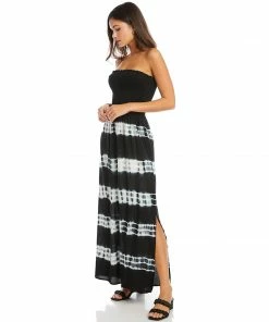 Karen Kane Smocked Maxi Dress