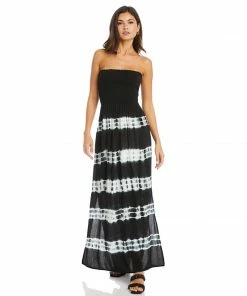 Karen Kane Smocked Maxi Dress