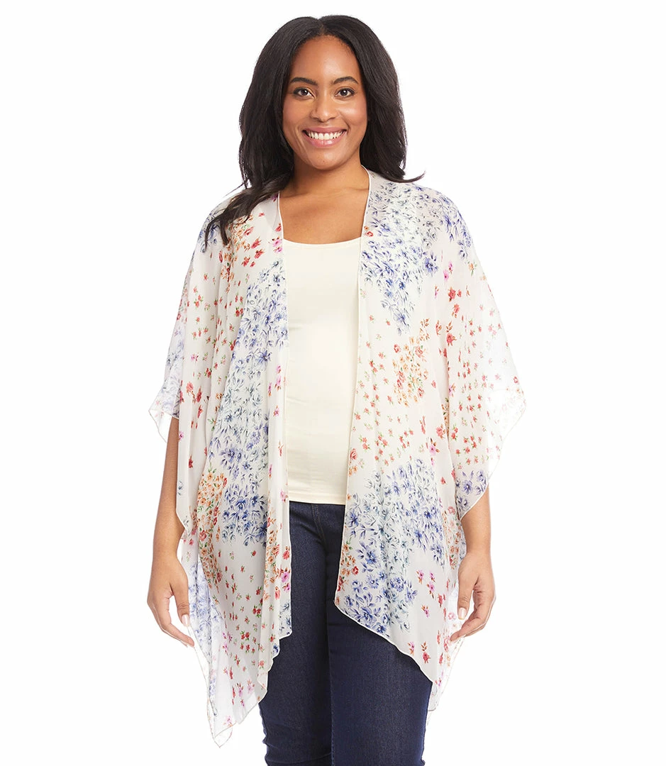 Karen Kane Plus Size Open Front Jacket