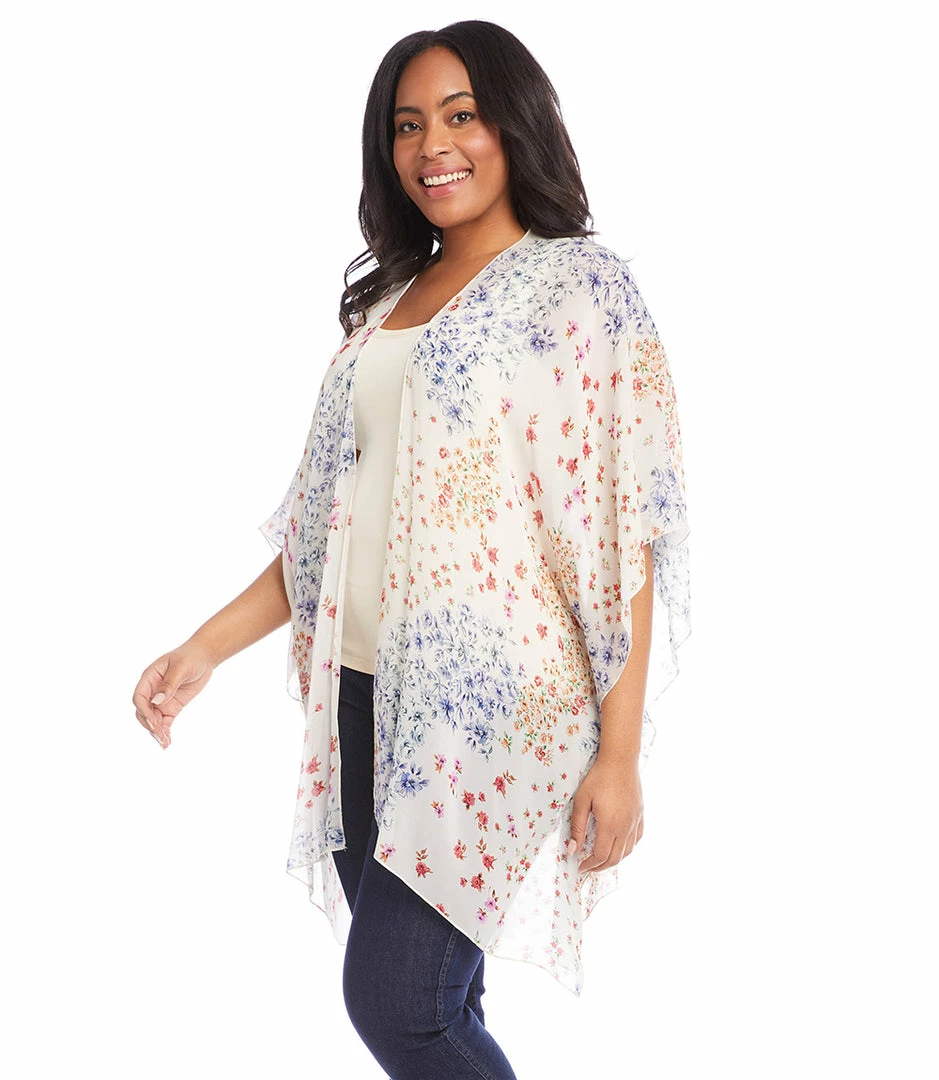 Karen Kane Plus Size Open Front Jacket