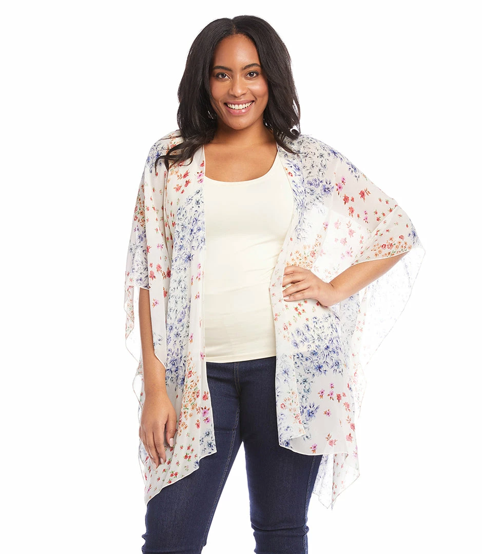 Karen Kane Plus Size Open Front Jacket